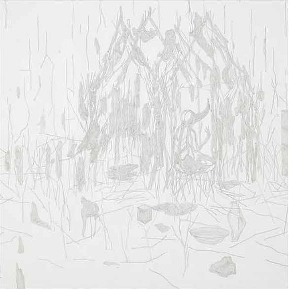 铅笔，水彩画纸，43X36厘米, 2016