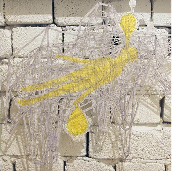 水彩画纸，墨水，60X36厘米，2015