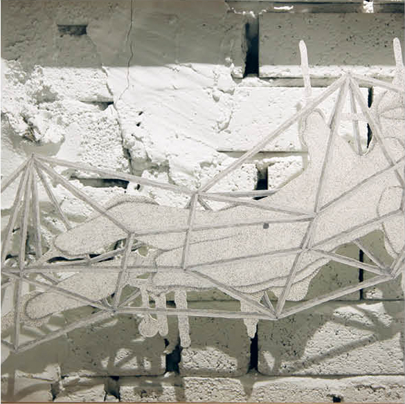 水彩画纸，墨水，60X36厘米，2015