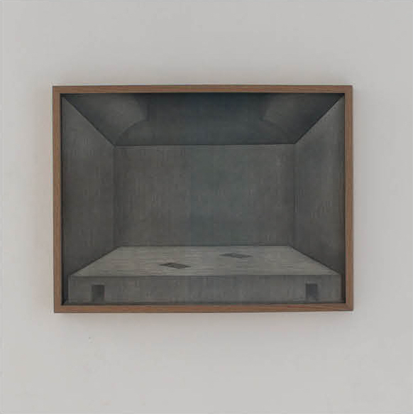 水彩画纸，墨水，石墨，60X46厘米，2015