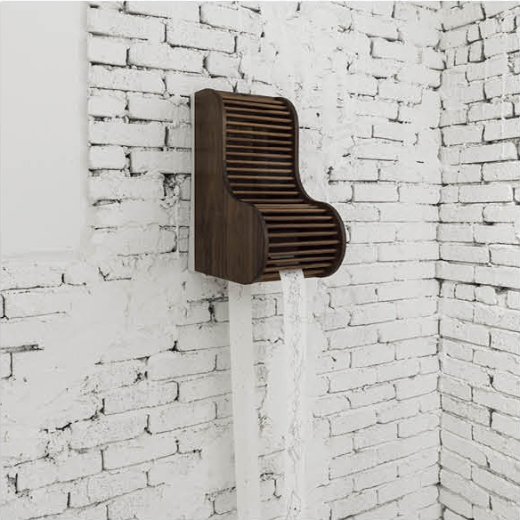 核桃树，音乐盒零部件，纸印刷物，50X23X36厘米, 2016