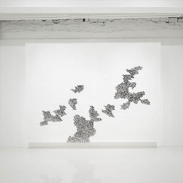 宣纸，水墨， 264x190厘米