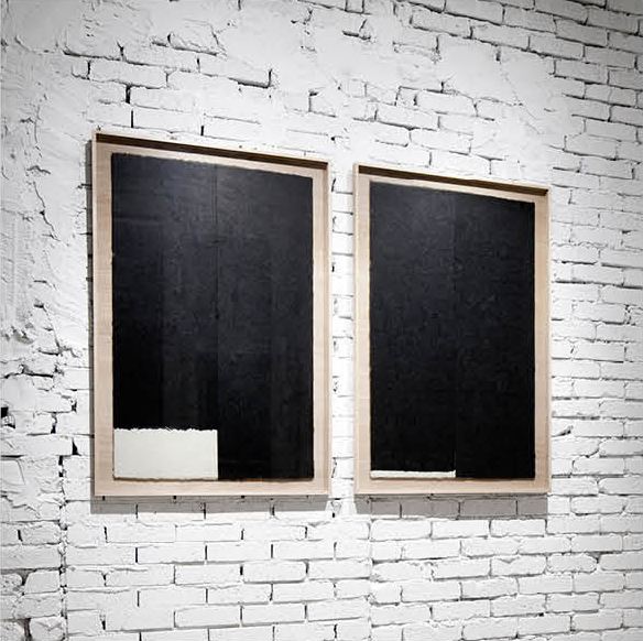 各68x97厘米 宣纸，墨